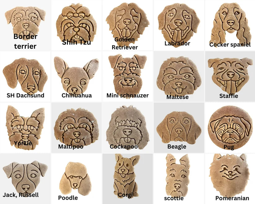 Dog Breed Grain Free Dog Biscuits (Over 30 breeds to pick)