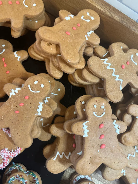 Gingerbread Man Grain free Dog Biscuit